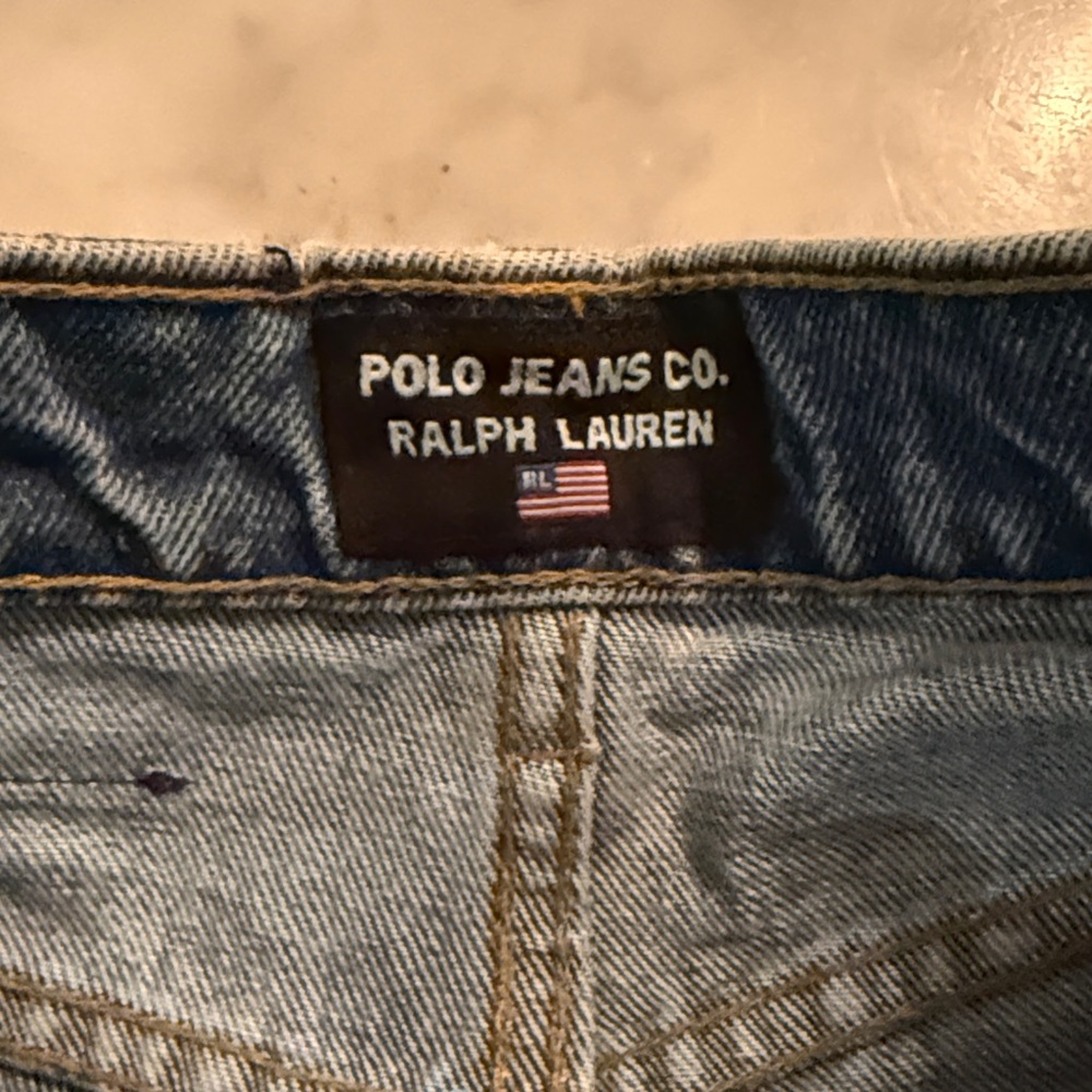 Polo by Ralph Lauren Women’s Blue Denim Jean Shorts - Picture 3 of 10